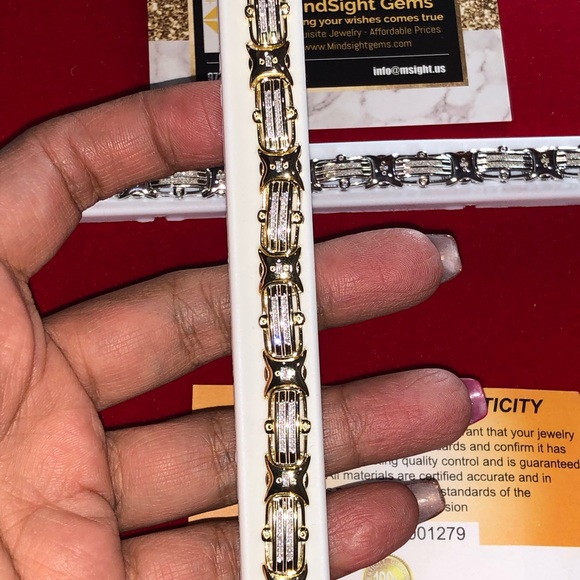 Genuine real diamond custom made bracelets for men, bestsellers back in stock! - Picture 7 of 10